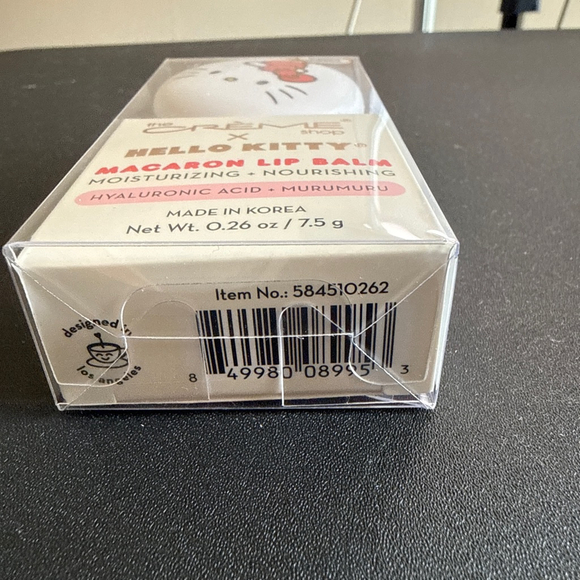 The Crème Shop Hello Kitty Marshmallow Fluff Macaron Lip Balm - Picture 3 of 4